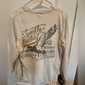 Speckle Bellies Long Sleeve Shirt Duck Hunting Graphic Comfort Colors Small